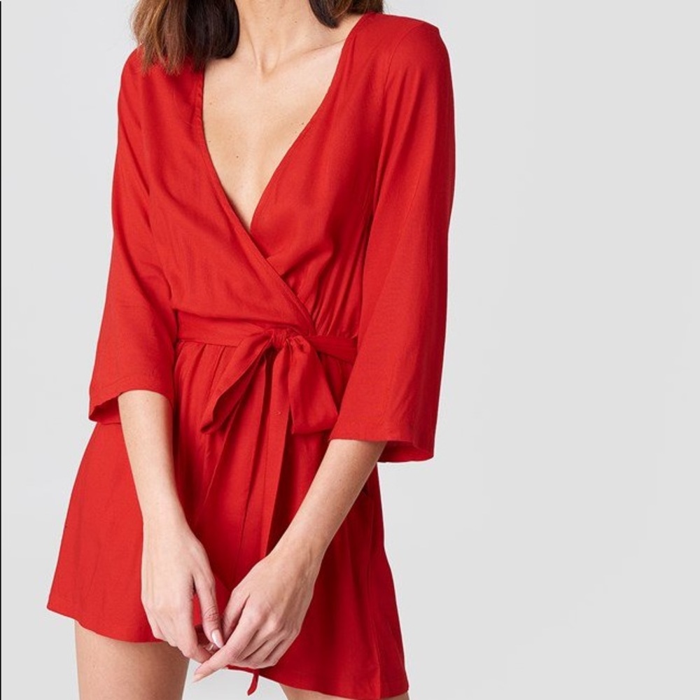 Red Romper - Picture 2 of 4